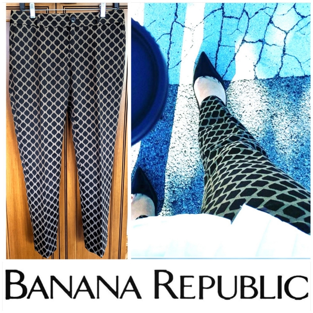 Camden Banana Republic pattern pants